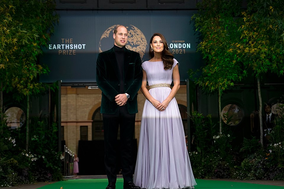 prince and princess of wales at earthshot ceremony